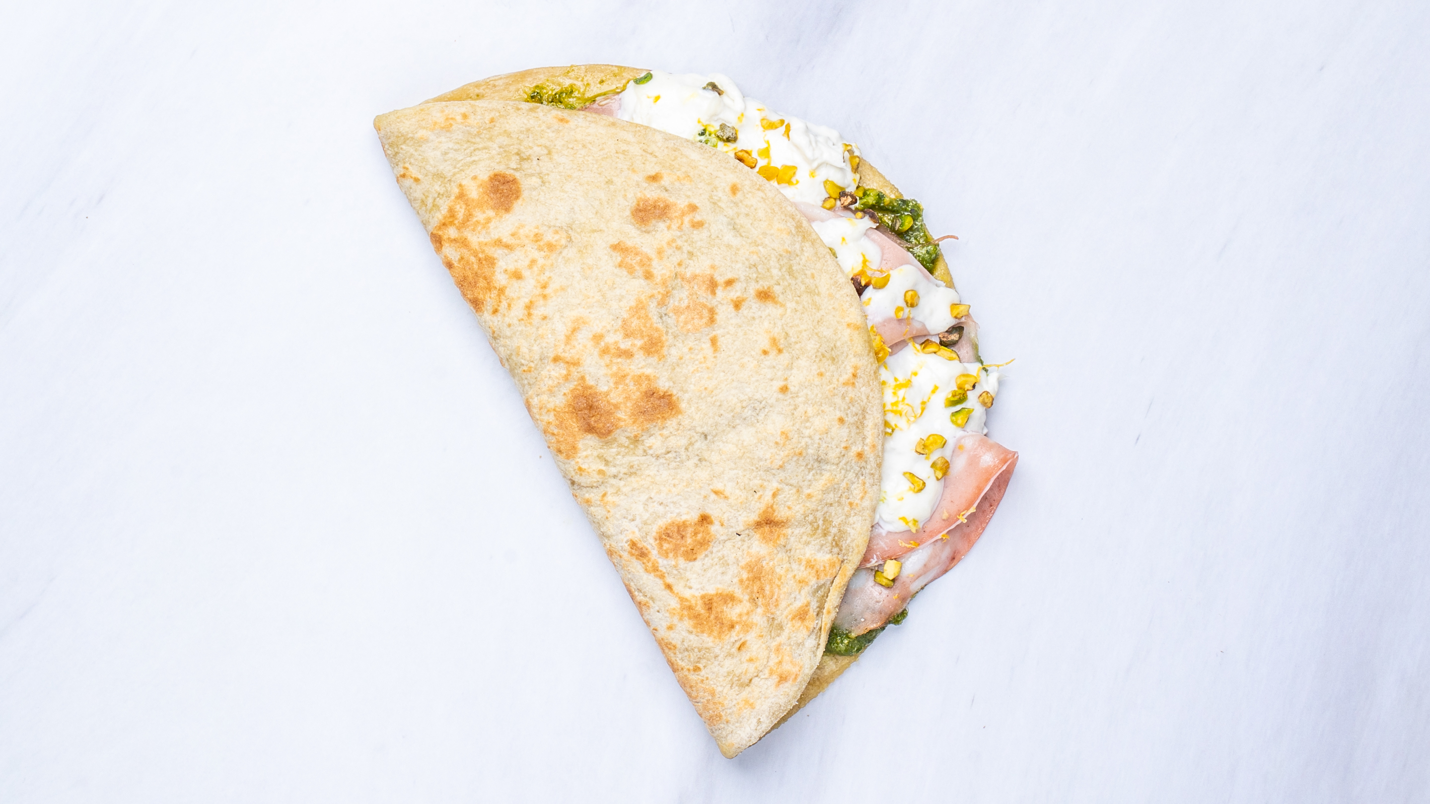 Mortazza – mortadella, stracciatella, pistage